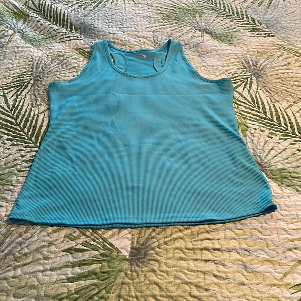 Racerback tank top XL Teal